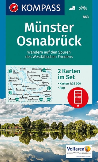KOMPASS Wanderkarte Münster, Osnabrück