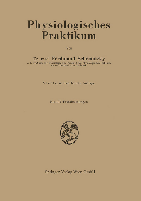 Physiologisches Praktikum - Ferdinand Scheminzky