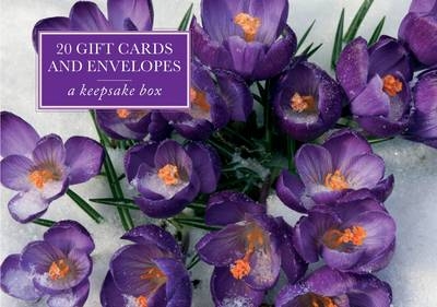 Tin Box of 20 Gift Cards and Envelopes: Crocus -  Peony Press