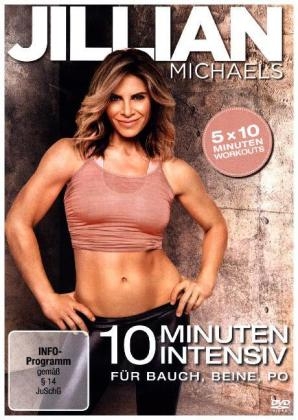 Jillian Michaels - 10 Minuten Intensiv f&uuml;r Bauch, Beine, Po, 1 DVD