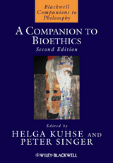 A Companion to Bioethics - 