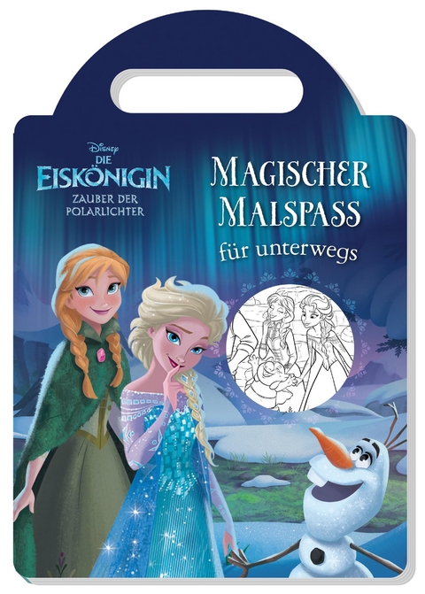 Disney Die Eisk&ouml;nigin Zauber der Polarlichter: Magischer Malspa&szlig; f&uuml;r unterwegs