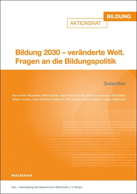 Bildung 2030 &ndash; ver&auml;nderte Welt