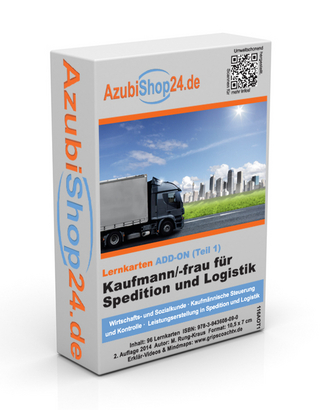 AzubiShop24.de Add-on-Lernkarten Kaufmann / Kauffrau für Spedition und Logistikdienstleistung