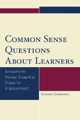 Common Sense Questions About Learners - Gerard Giordano