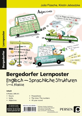 Lernposter Englisch - Sprachliche Strukturen