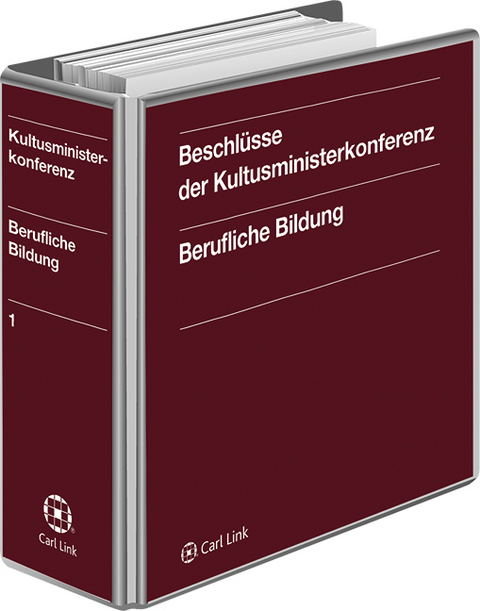 Beschl&uuml;sse der Kultusministerkonferenz - Berufliche Bildung