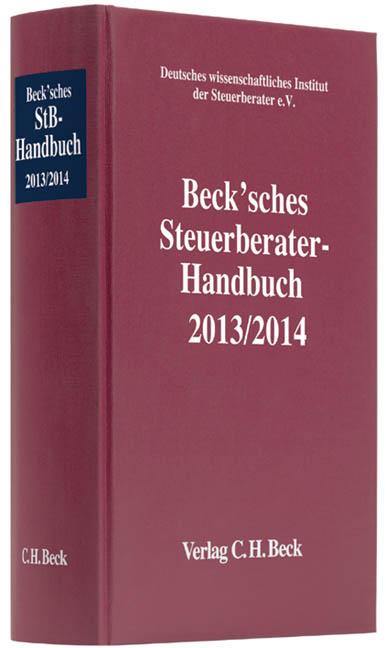Beck'sches Steuerberater-Handbuch 2013/2014 - 