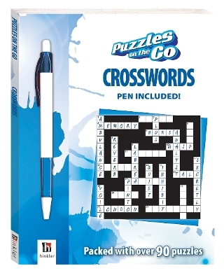 Crossword (Blue) Puzzles on the Go (Perfect Bound) - Hinkler Pty Ltd