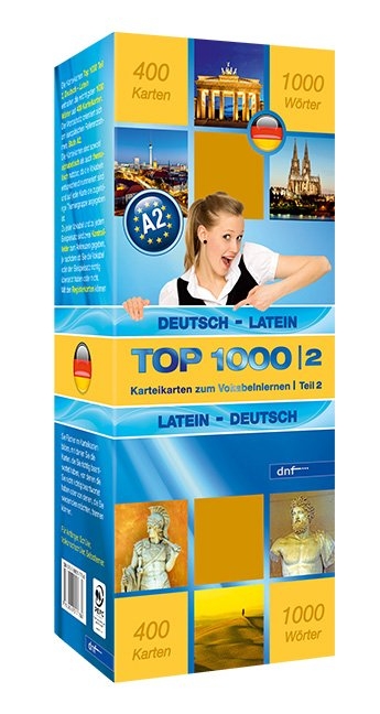 Karteikarten Top 1000 Latein (A2)