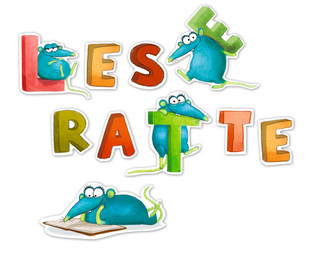 Leseratte Otilie. Das ABC-Stickerheft