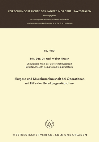Blutgase und Säurebasenhaushalt bei Operationen mit der Herz-Lungen-Maschine