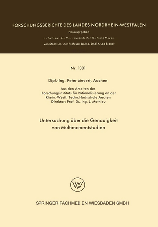 Untersuchung über die Genauigkeit von Multimomentstudien