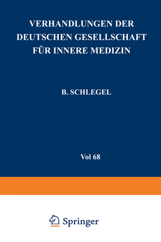 Verhandlungen der Deutschen Gesellschaft für Innere Medizin