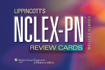 Lippincott's NCLEX-PN&reg; Review Cards -  Lippincott