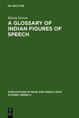 A Glossary of Indian Figures of Speech - Edwin Gerow