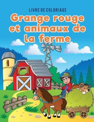 Livre de coloriage grange rouge et animaux de la ferme - Coloring Pages for Kids