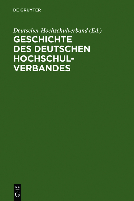 Geschichte des Deutschen Hochschulverbandes - 