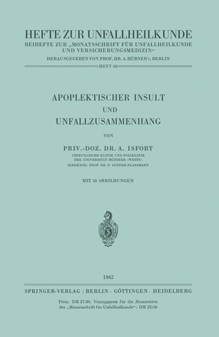 Apoplektischer Insult und Unfallzusammenhang