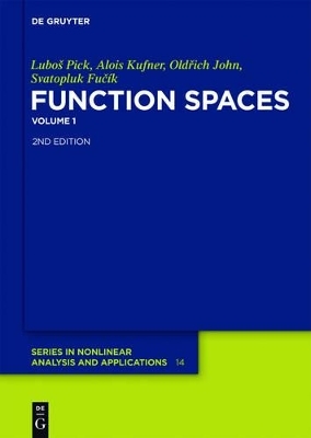 Function Spaces - Lubo&scaron; Pick, Alois Kufner, Old?ich John, Svatopluk Fuc&iacute;k