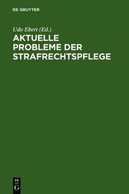 Aktuelle Probleme der Strafrechtspflege