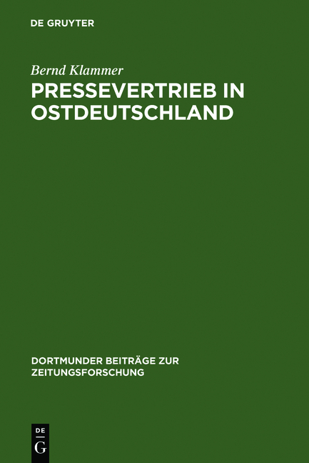 Pressevertrieb in Ostdeutschland - Bernd Klammer