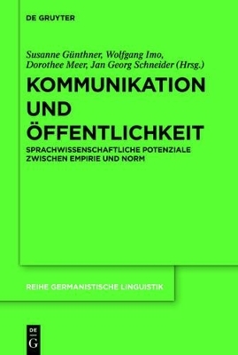 Kommunikation und &Ouml;ffentlichkeit - 