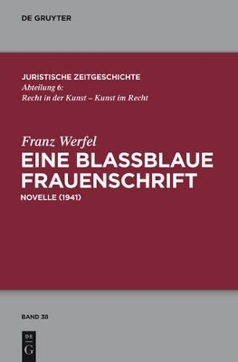 Eine blaßblaue Frauenschrift