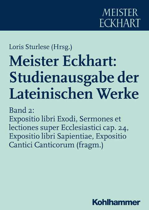 Meister Eckhart: Studienausgabe der Lateinischen Werke - 