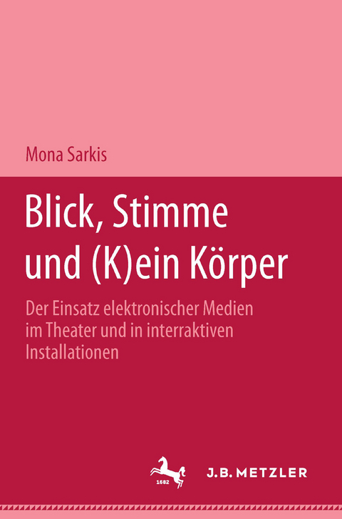Blick, Stimme und (k)ein K&ouml;rper - Mona Sarkis