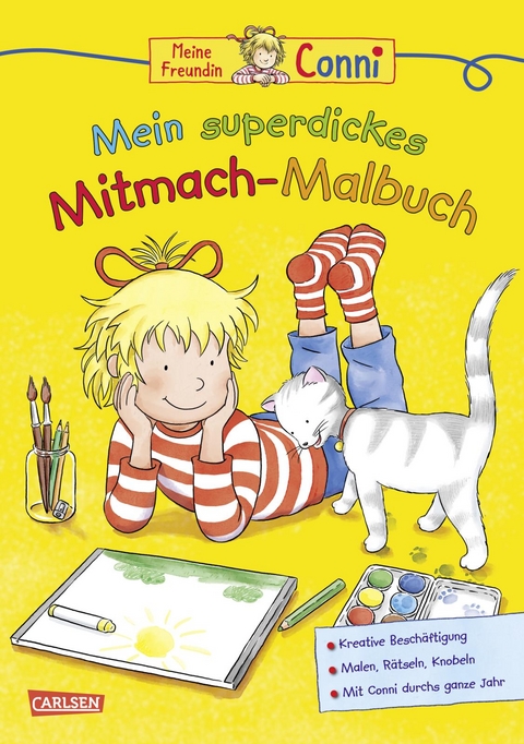 Conni Gelbe Reihe (Besch&auml;ftigungsbuch): Mein superdickes Mitmach-Malbuch - Hanna S&ouml;rensen