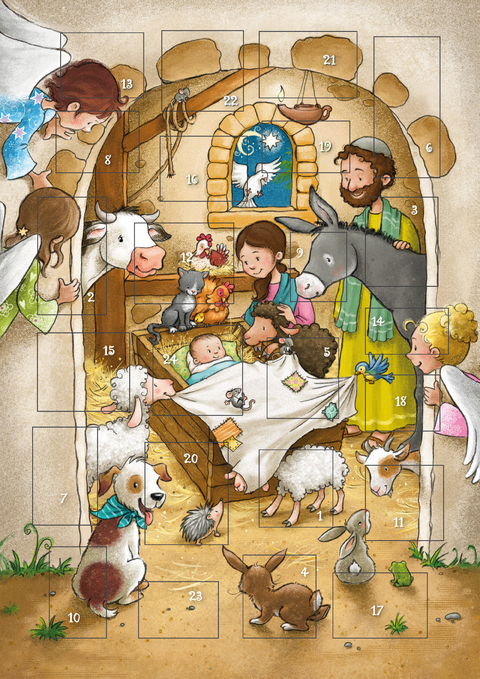 Mein magnetischer Adventskalender