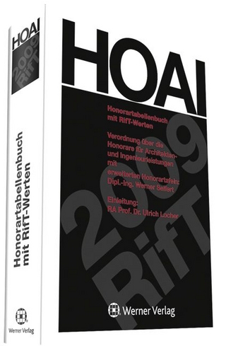 HOAI 2009 - Honorartabellenbuch mit RiFT-Werten
