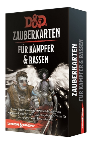 Dungeons & Dragons - Zauberkarten für Kämpfer & Rassen