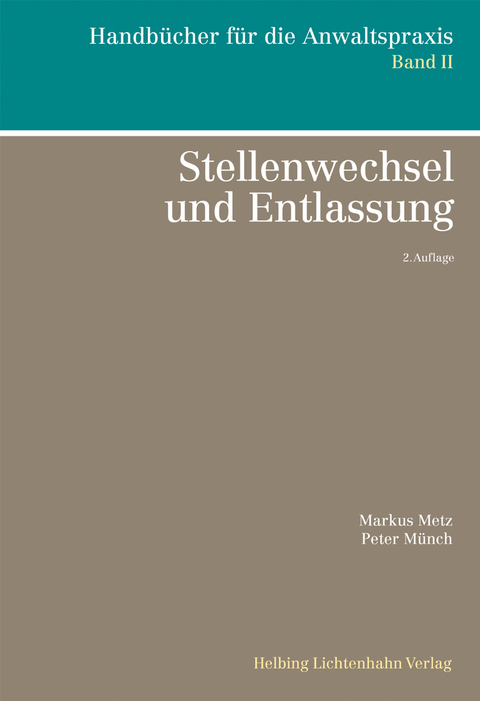 Stellenwechsel und Entlassung - Andreas C. Albrecht, Peter Bohny, Ruth Frei-Arnold, Thomas Geiser, Philipp Gremper, Peter H&auml;nni, Adrian Hauri, Angela Hensch-Wyss, Marc M. H&uuml;rzeler, Heinrich Jud, Ueli Kieser, Markus Metz, Roland M&uuml;ller, Peter M&uuml;nch, Andrea Tarnutzer-M&uuml;nch, Frank Vischer (&dagger;), Adrian von Kaenel, Armin Braun, Olivier Deprez, Kathrin Klett, Hans M&uuml;nch, Brigitte Terim-H&ouml;sli