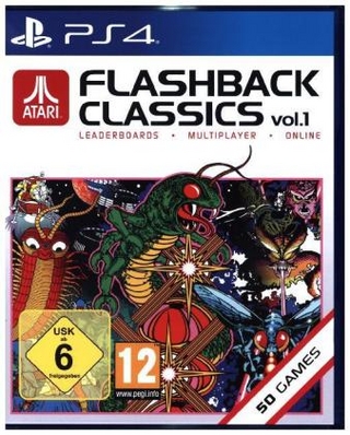 Atari Flasback Classics Vol. 1, 1 PS4-Blu-ray Disc