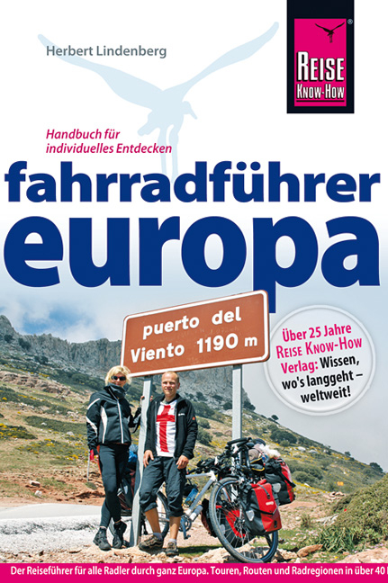 Fahrradf&uuml;hrer Europa - Herbert Lindenberg