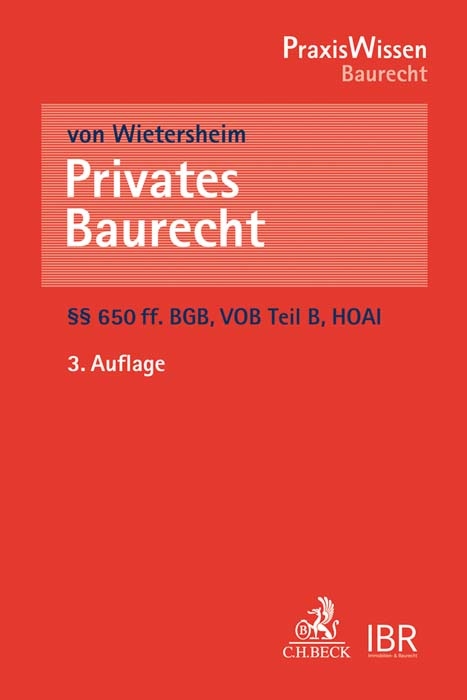 Privates Baurecht - Mark von Wietersheim