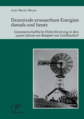 Dezentrale erneuerbare Energien damals und heute. Genossenschaftliche Elektrifizierung in den 1920er Jahren am Beispiel von Gro&szlig;bardorf - Ann-Morla Meyer