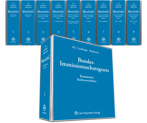 Bundesimmissionsschutzgesetz. Loseblattausgabe