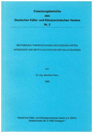 Bestimmung thermodynamischer Eigenschaften wässriger und methylalkoholischer Salzlösungen