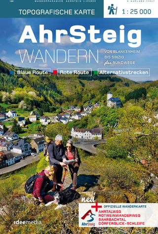 AhrSteig Wandern – Topografische Wanderkarte 1:25000