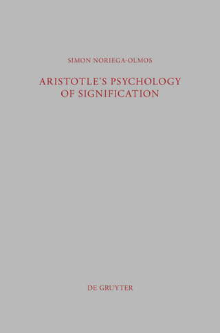 Aristotle's Psychology of Signification