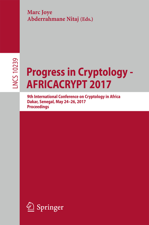 Progress in Cryptology - AFRICACRYPT 2017 - 