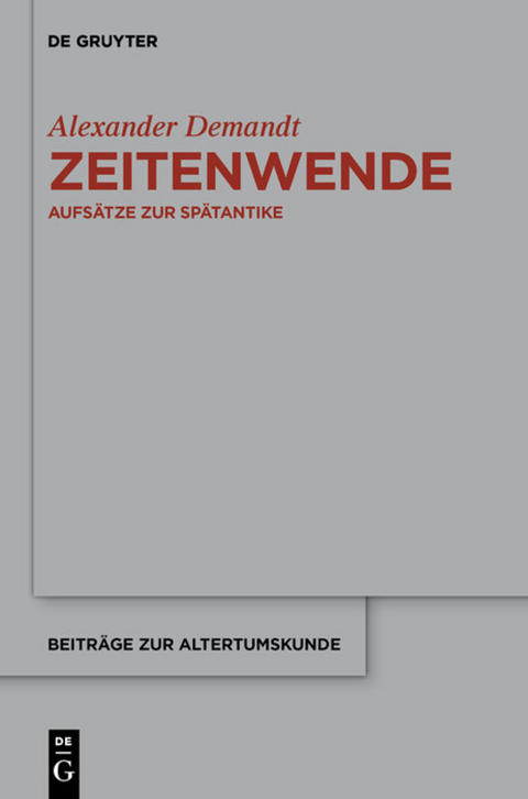 Zeitenwende - Alexander Demandt