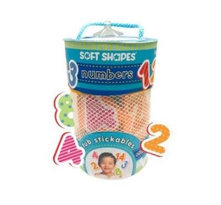 Soft Shapes Tub Stickables: Numbers