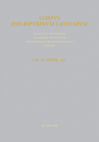 CIL IV Inscriptiones parietariae Pompeianae Herculanenses Stabianae. Suppl. pars 4. Inscriptiones parietariae Pompeianae. Fasc. 1. Ad titulos pictos spectantem