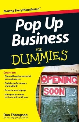 Pop-Up Business For Dummies - Dan Thompson