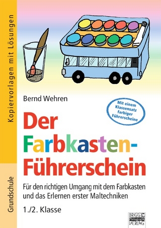 Der Farbkasten-Führerschein / 1./2. Klasse - Kopiervorlagen mit Lösungen