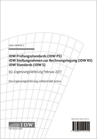 IDW Prüfungsstandards (IDW PS) IDW Stellungnahmen zur Rechnungslegung (IDW RS)